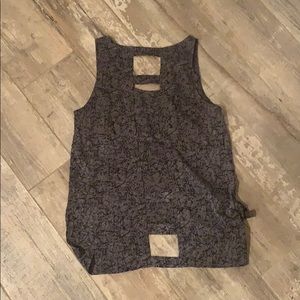 Ark & Co. grey and black top. Size S.